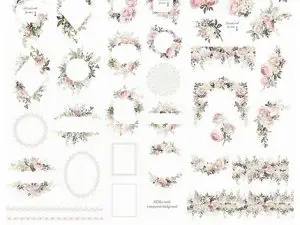 CM Love And Roses Floral Design Set