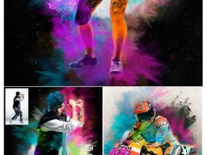 Color Festival Photoshop Action Dust Effect