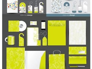 Corporate Templates And Elements Vector Set 04