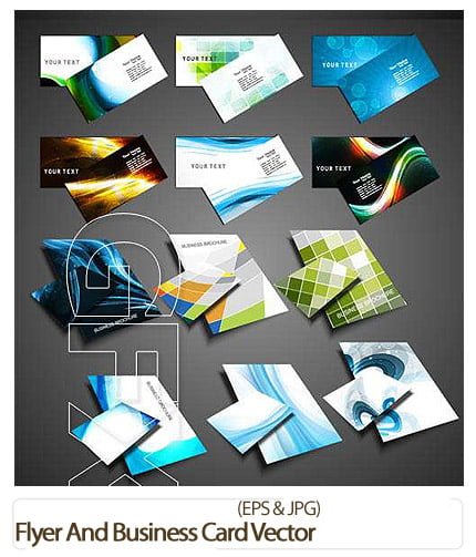 Flyer And Business Card Vector