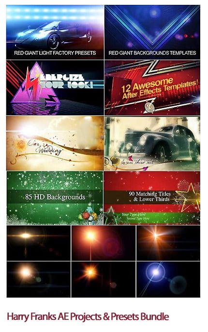 Harry Franks After Effects Projects Presets Bundle