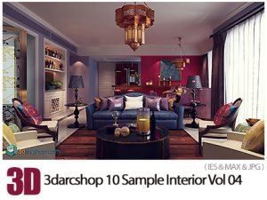 3darcshop 10 Sample Interior Vol 04