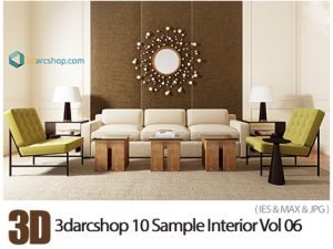 3darcshop 10 Sample Interior Vol 06