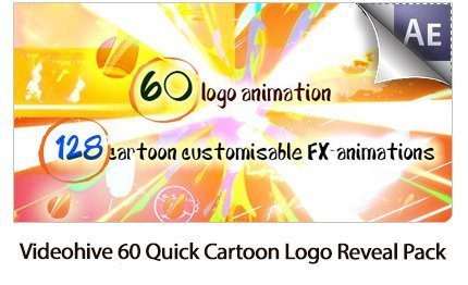 60 Quick Cartoon Logo Reveal Pack