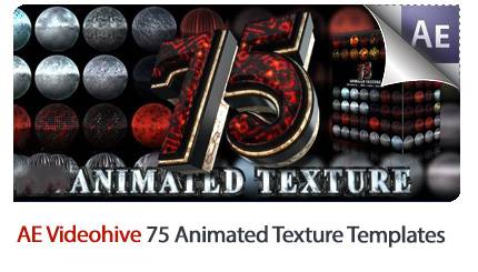 75 Animated Texture Element 3D After Effects Templates