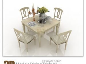 Models Dining Table 02