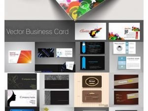 Business Cards Template Design In Vector From Stock 10 2015