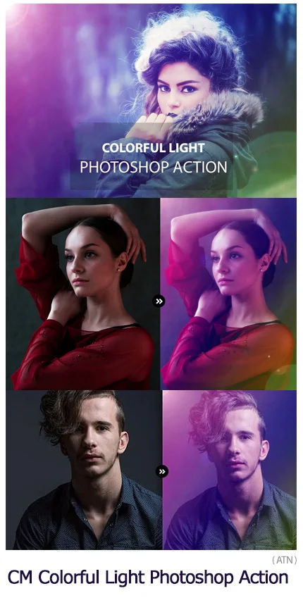 Colorful Light Photoshop Action