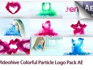 Colorful Particle Logo Pack After Effects Templates