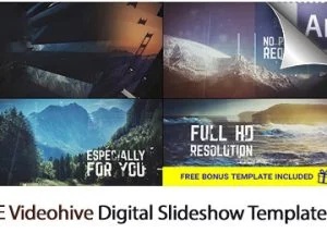 Digital Slideshow After Effects Templates