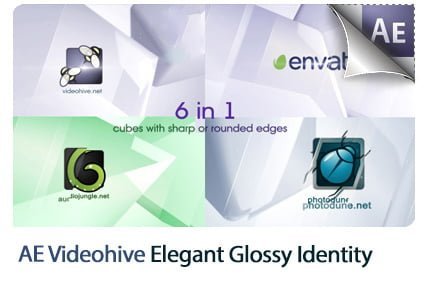 Elegant Glossy Identity After Effects Templates