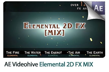 Elemental 2D FX MIX After Effects Template