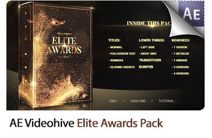 Elite Awards Pack After Effects Templates