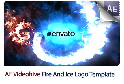 Fire And Ice Logo After Effects Templates