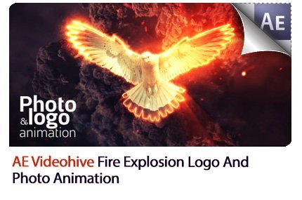 Fire Explosion Logo And Photo Animation AE Templates