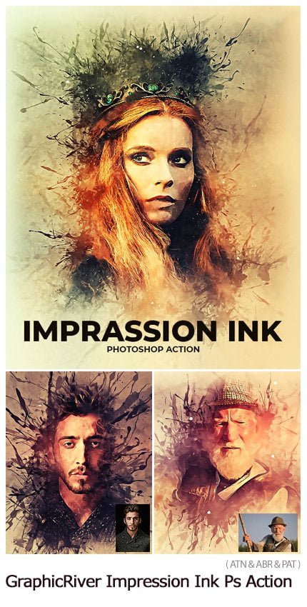 Impression Ink Photoshop Action