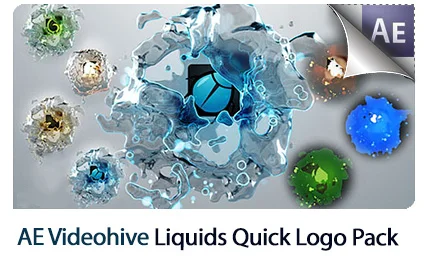 Liquids Quick Logo Pack After Effects Templates