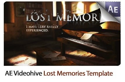 Lost Memories After Effects Templates