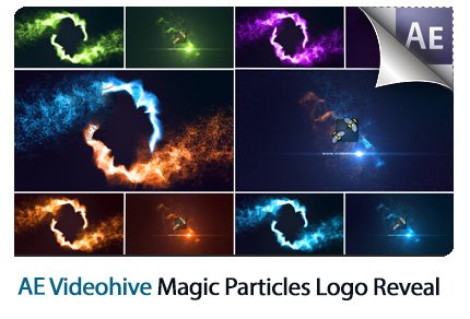 Magic Particles Logo Reveal After Effects Templates