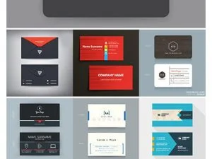 Modern Business Cards Design Template Stock Vectors