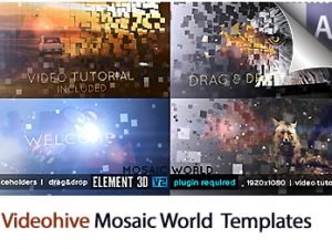 Mosaic World After Effects Templates