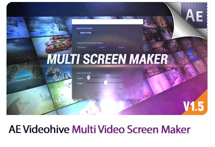 Multi Video Screen Maker Auto AE Templates