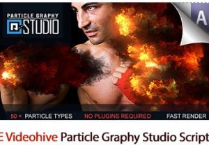 particle graphy studio after effects scripts