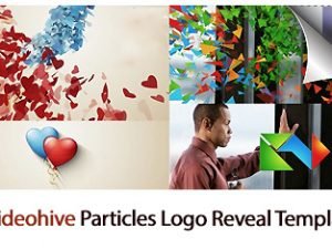 particles logo reveal after effects template