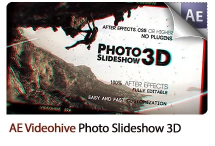 photo slideshow 3d after effects template