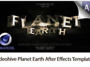 planet earth after effects templates