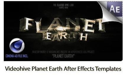 planet earth after effects templates