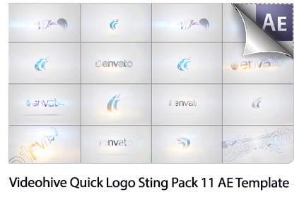 Quick Logo Sting Pack 11 Clean And Minimal AE Template