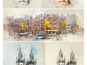 20 Incredible Photoshop Actions for Sketching Effects
