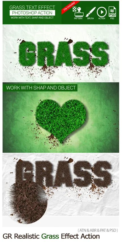 Realistic Grass Effect Action