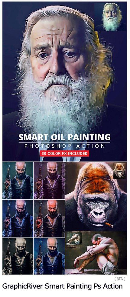 Smart Painting Photoshop Action