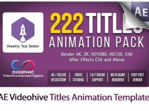 Titles Animation After Effects Template