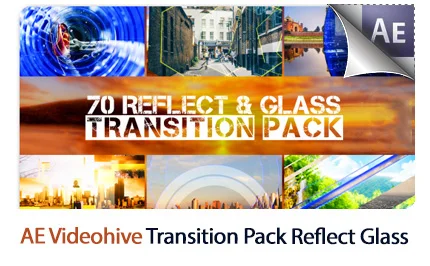 Transition Pack Reflect N Glass After Effects Templates