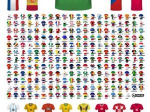Vectors Football Teams T-Shirts Set