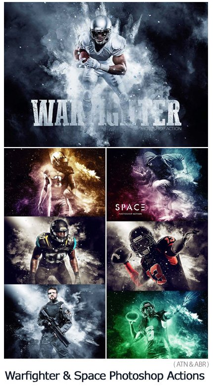 Warfighter And Space Photoshop Actions