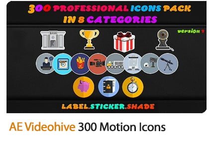 Animated Icons 300 Motion Icons