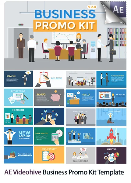 Business Promo Kit After Effects Template