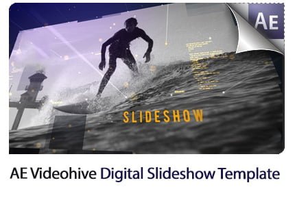 Digital Slideshow After Effects Template