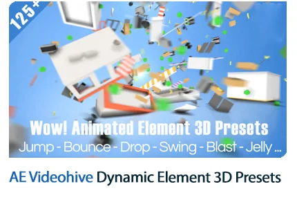 Dynamic Element 3D Presets After Effects Presets