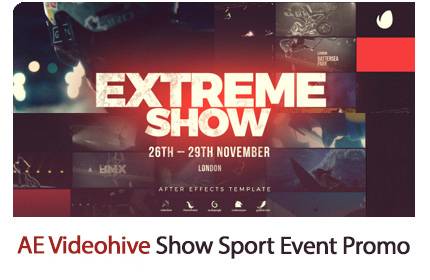 Extreme Show Sport Event Promo After Effects Template