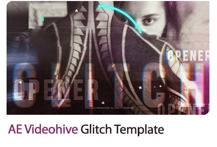 Glitch After Effects Template