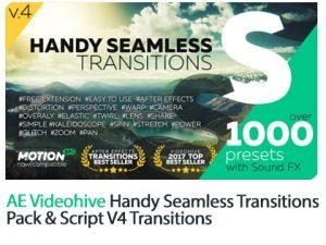 Handy Seamless Transitions Pack And Script V4 AE Templates