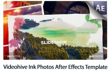 Ink Photos After Effects Template