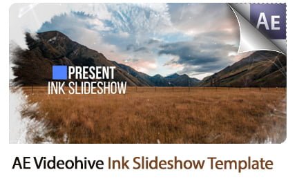 Ink Slideshow After Effects Template