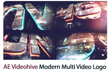 Modern Multi Video Logo After Effects Template