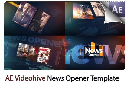 News Opener After Effects Template
